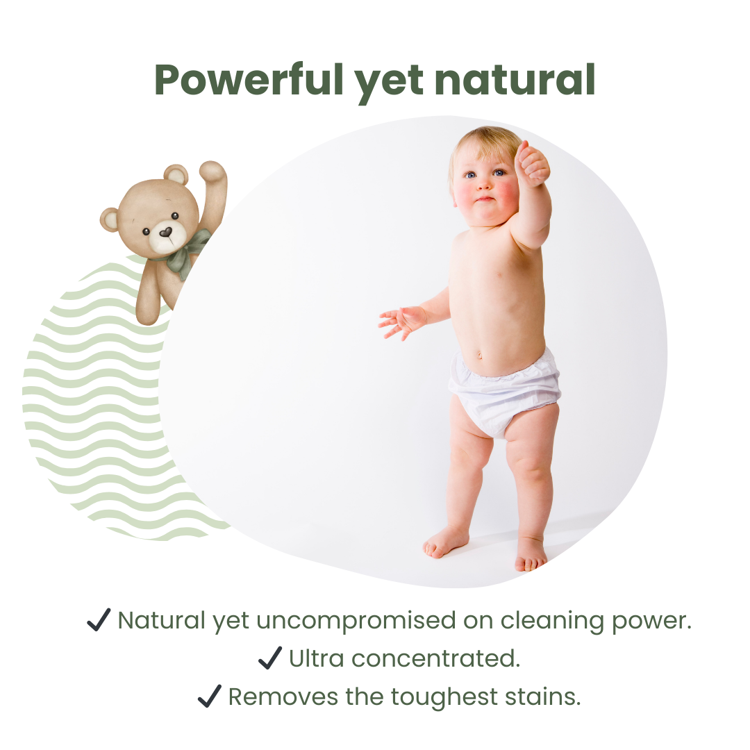 Naturali laundry sheets for baby clothes