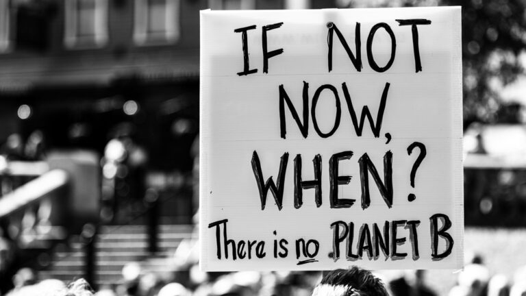 Climate change, there is no planet B