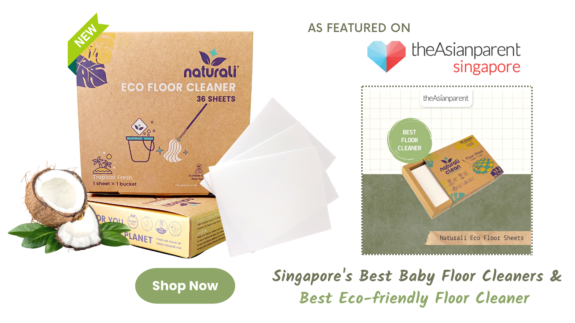 Naturali floor cleaner &mdash; voted Singapore best by The Asianparent