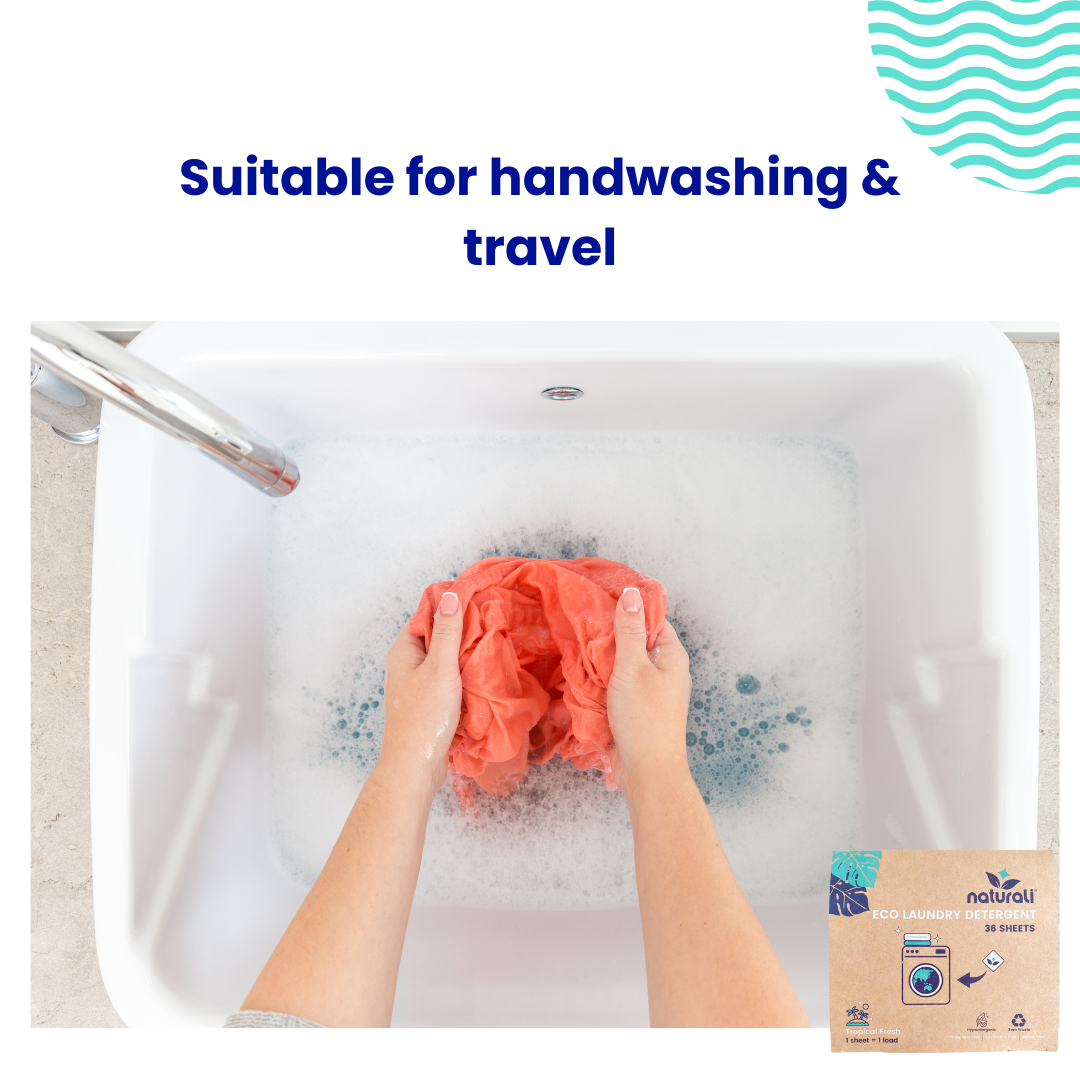 Naturali Laundry detergent sheet for Handwashing