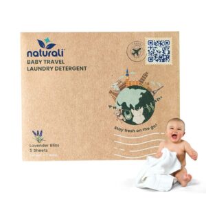 Naturali Baby Laundry Detergent Sheets - Travel Pack 5 Sheets