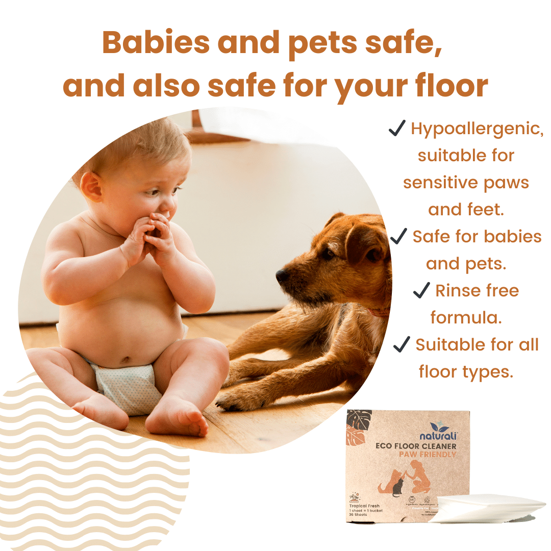 Naturali floor cleaner &mdash; safe for pets